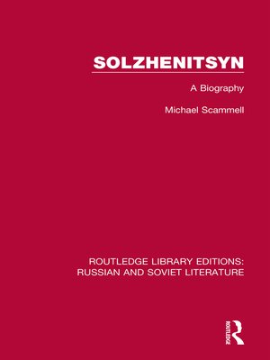 cover image of Solzhenitsyn